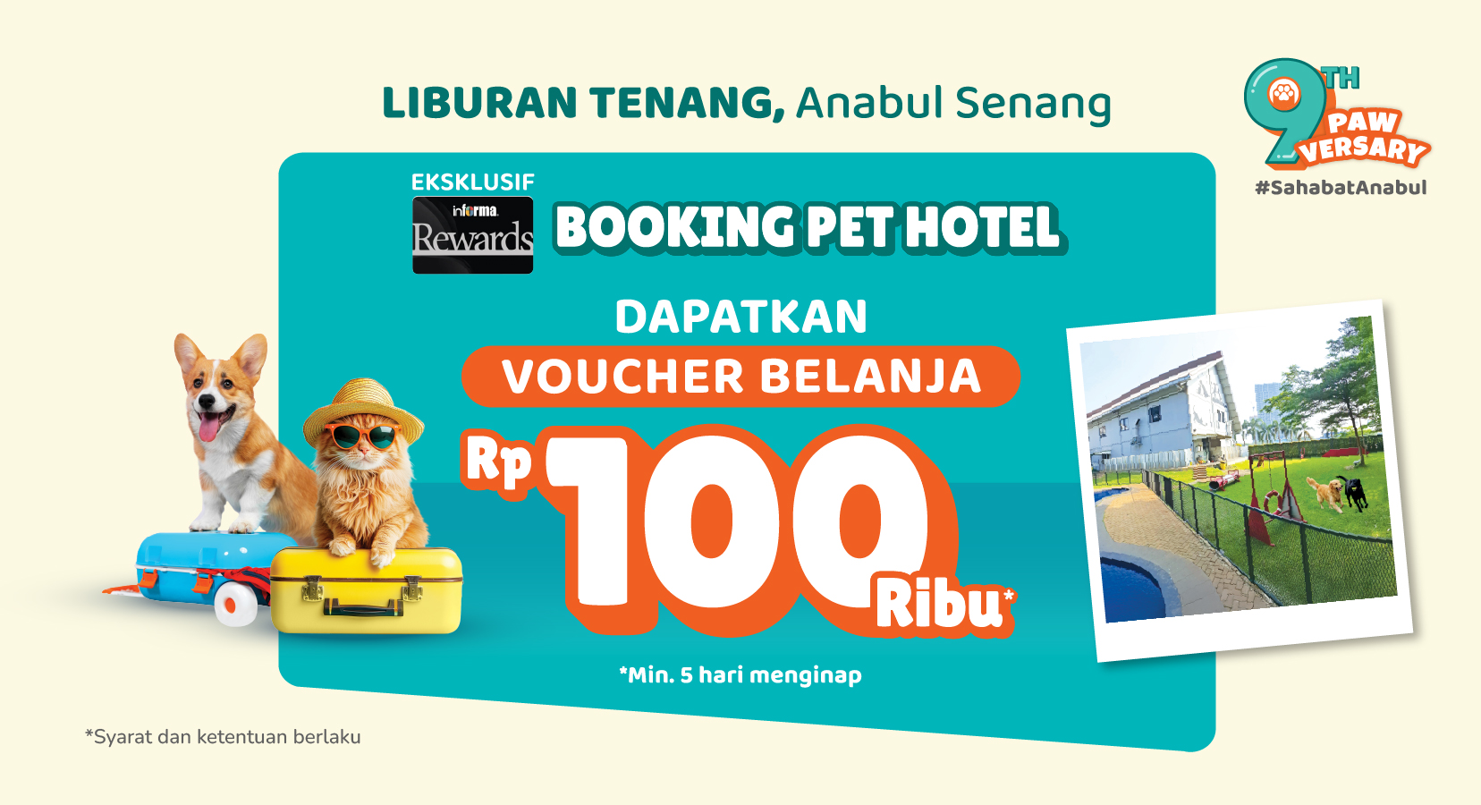 Liburan Tenang, Anabul Senang