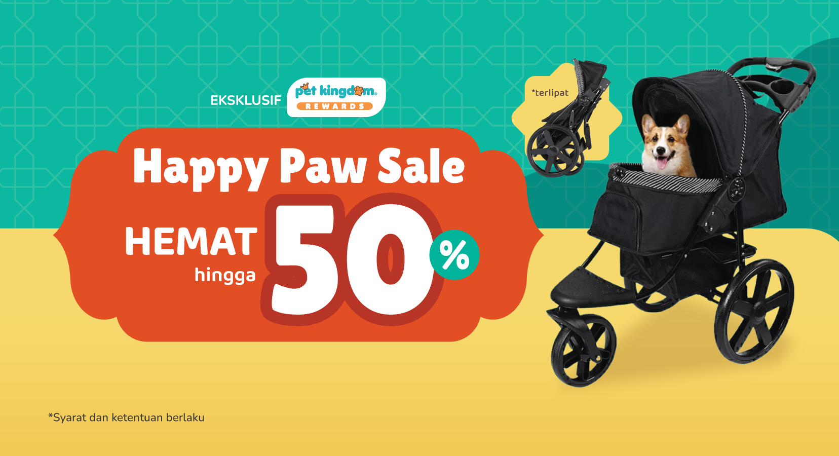 Happy Paw Sale, Hematnya hingga 50%*