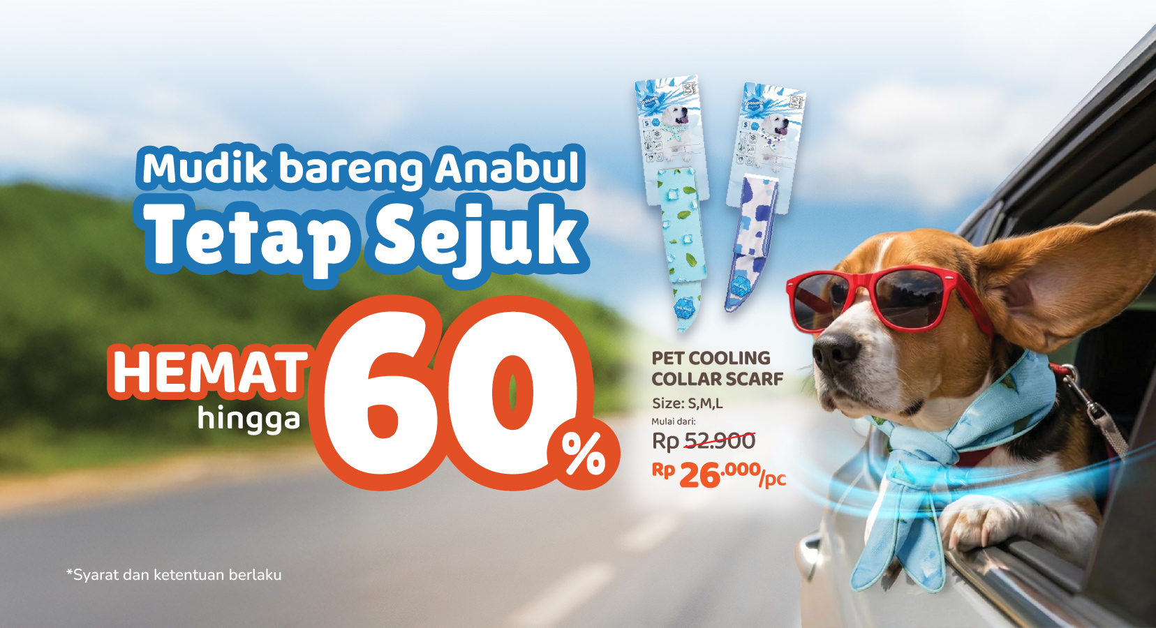 Mudik bareng Anabul Tetap Sejuk