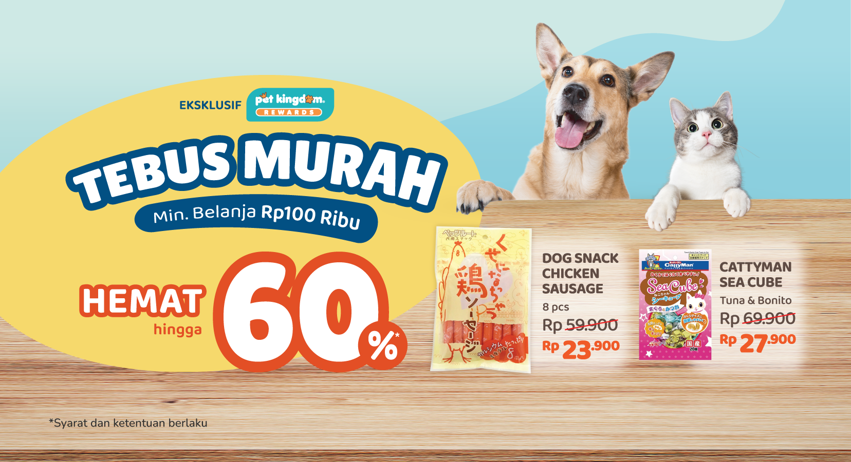 Tebus Murah Pet Kingdom Hemat hingga 60%*