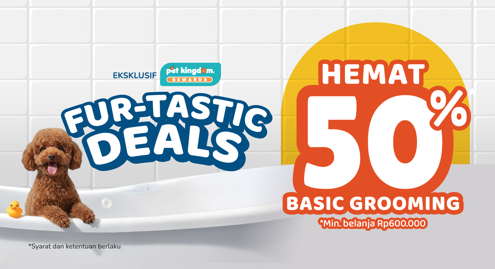Furtastic Deals, Hemat 50%* Basic Grooming