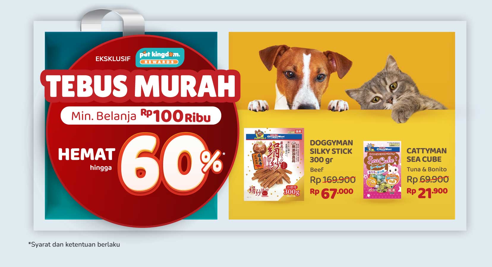 Tebus Murah Pet Kingdom Hemat hingga 60%*