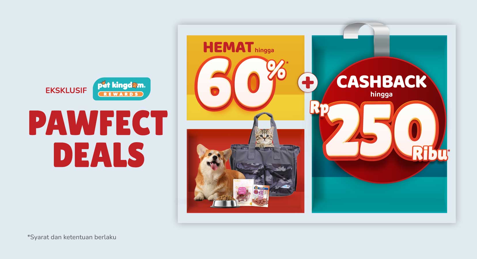 Pawfect Deals, Ada Diskon + Cashback
