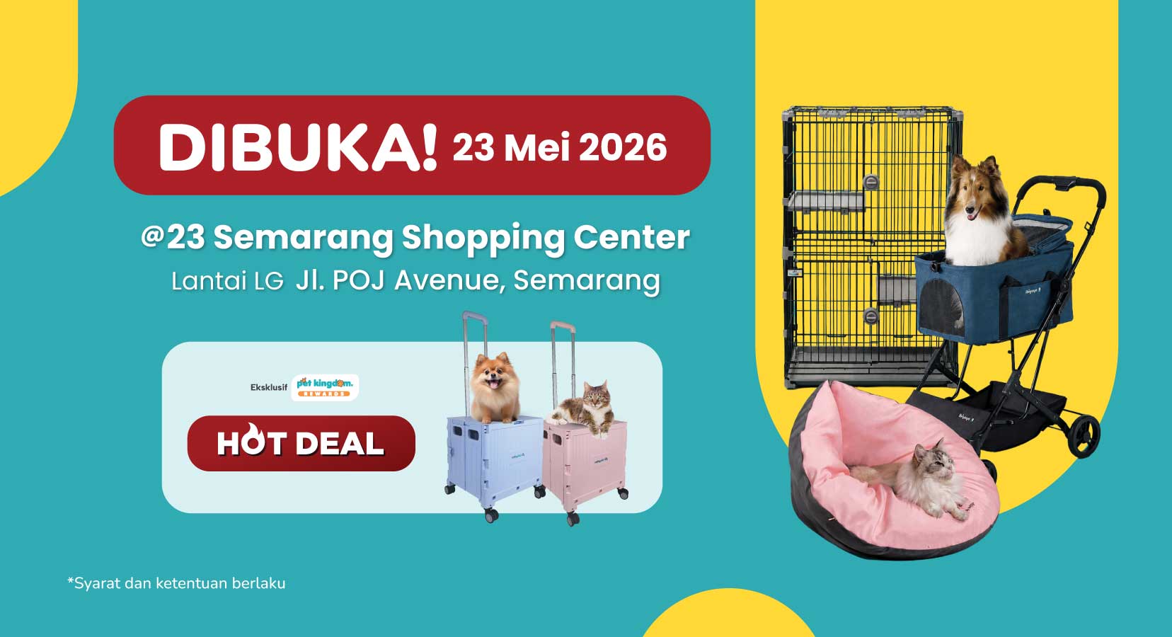 INFORMA Electronics, SELMA, dan Pet Kingdom Dibuka Serentak Di Semarang
