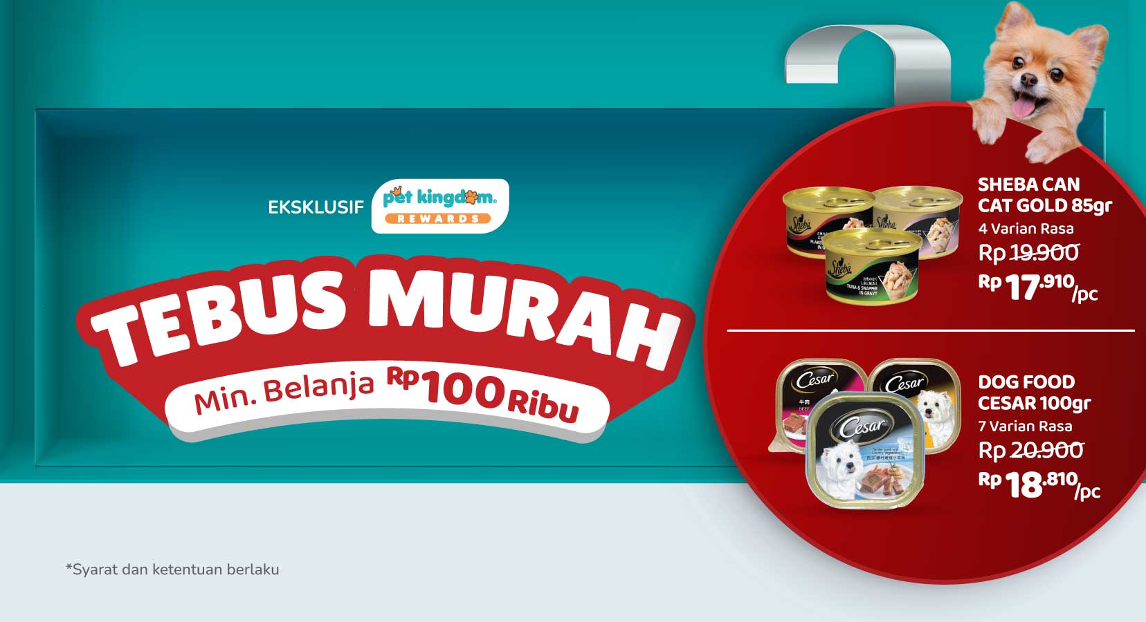 Tebus Murah Pet Kingdom Hemat hingga 60%*