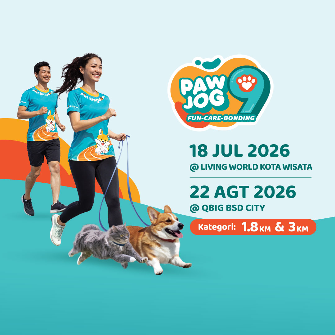 PAW JOG 9: Fun, Care, Bonding Bareng Anabul Kesayangan!