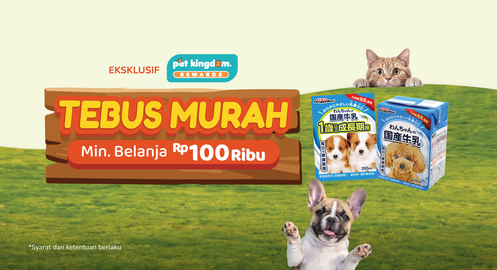 Tebus Murah Pet Kingdom Hemat hingga 60%*
