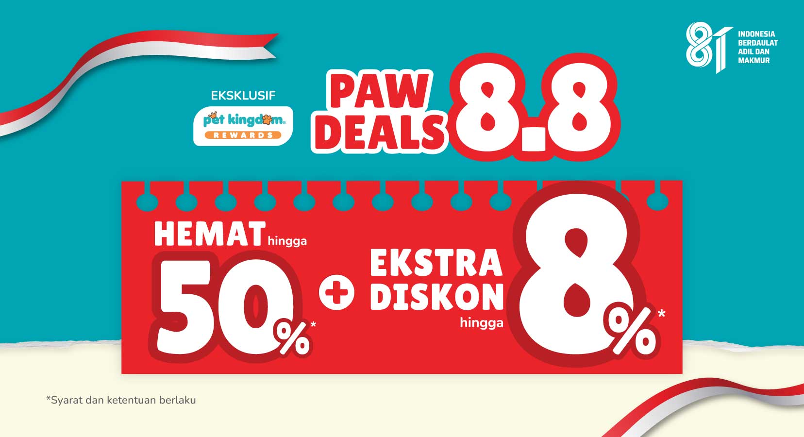 Double Diskon Pawdeals Pet Kingdom