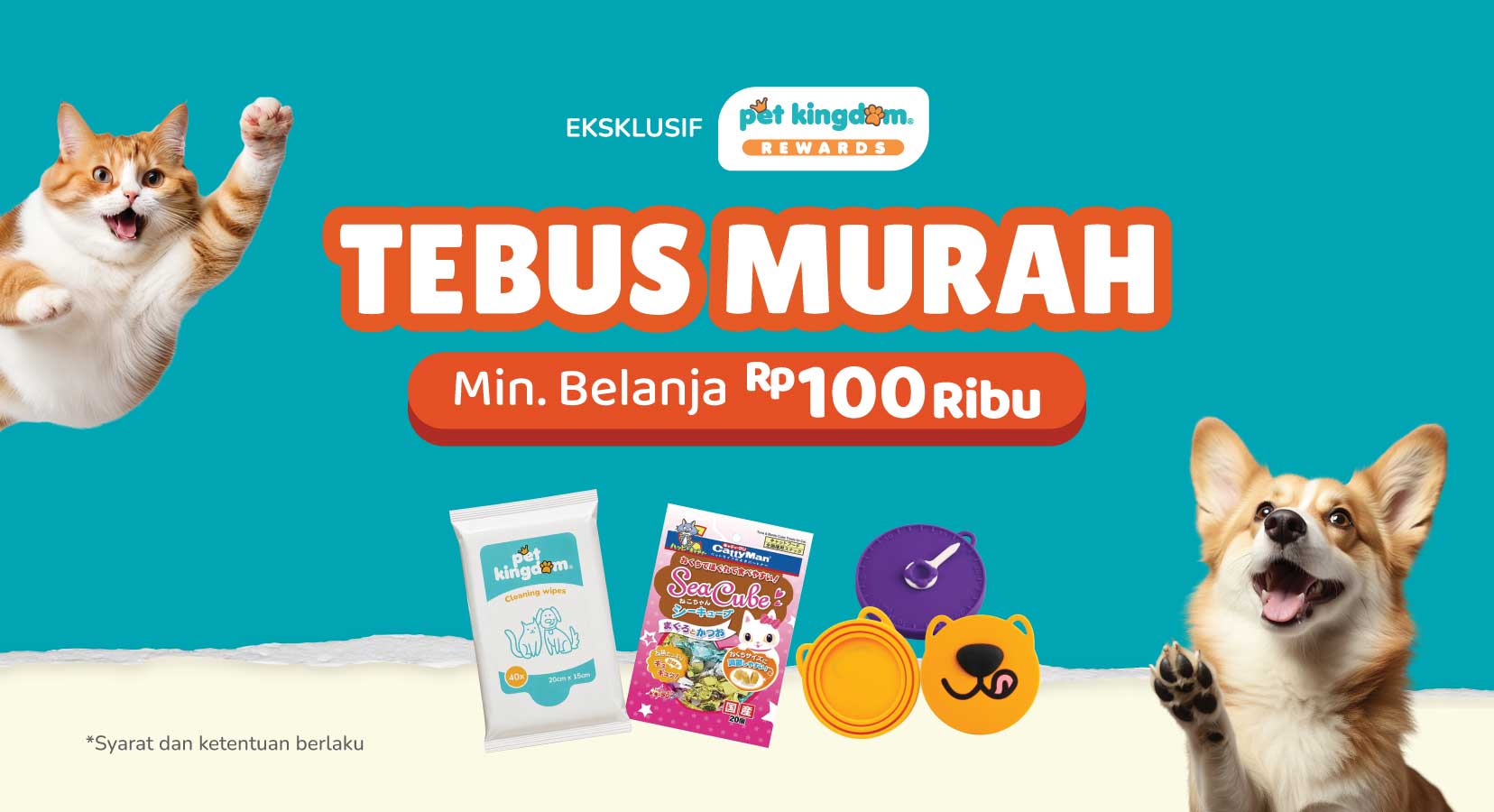 Tebus Murah Pet Kingdom Hemat hingga 60%*