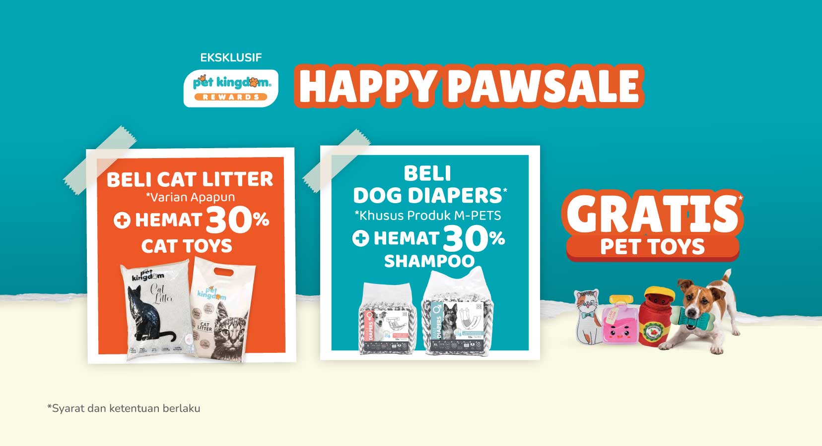 Happy Pawsale di Pet Kingdom